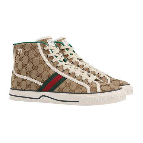 gucci men's tennis shoes sale|gucci tennis 1977 high top.